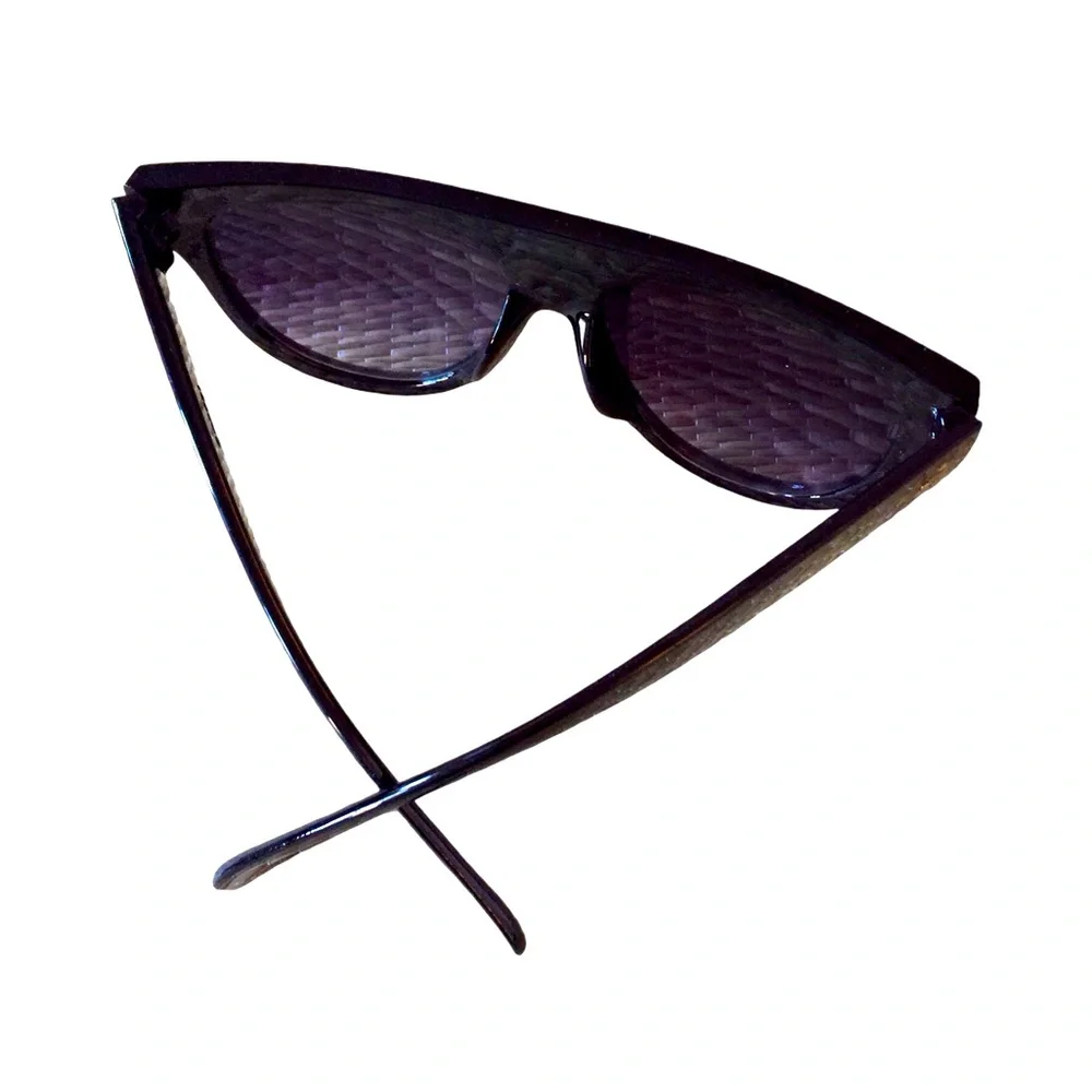 Oversided Flat Top Square Frame Sunglasses Women Color Black